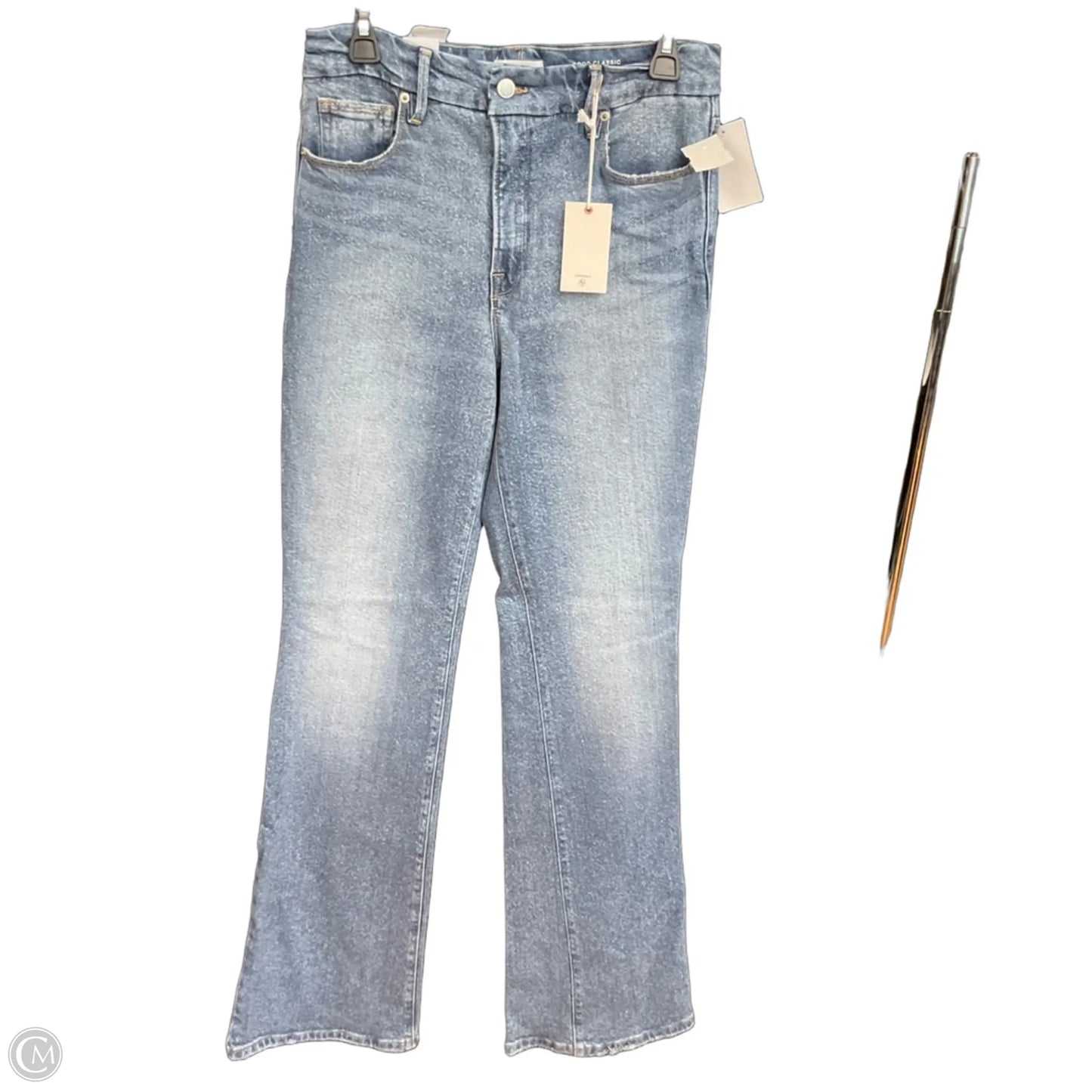 Jeans Boot Cut By Good American In Blue, Size: 8