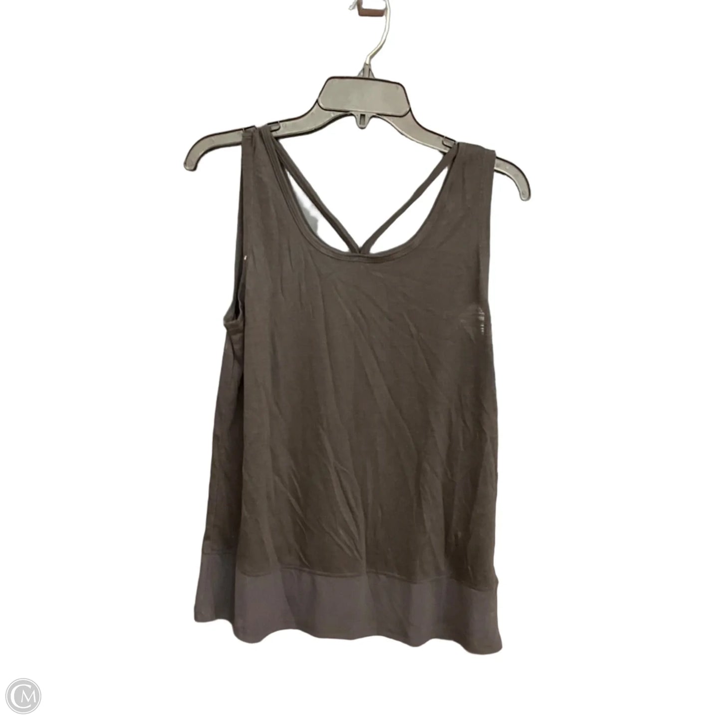 Athletic Top Short Sleeve By Balance Collection In Black, Size: L