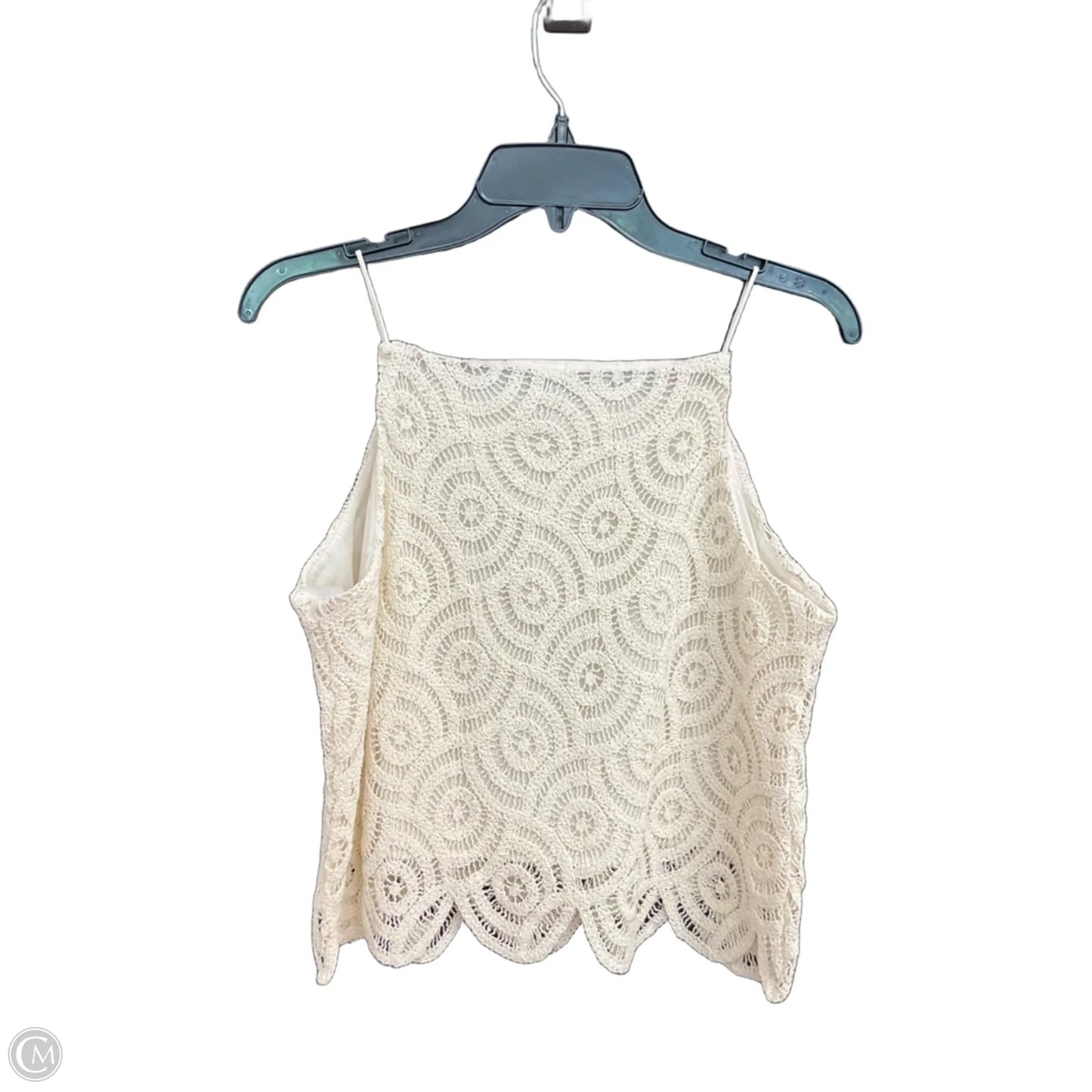 Top Sleeveless By Loft In White, Size: S