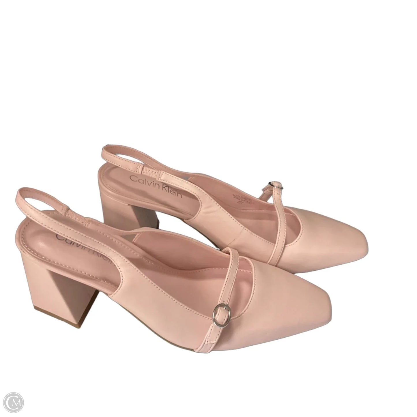 Shoes Heels Block By Calvin Klein In Pink, Size: 7.5