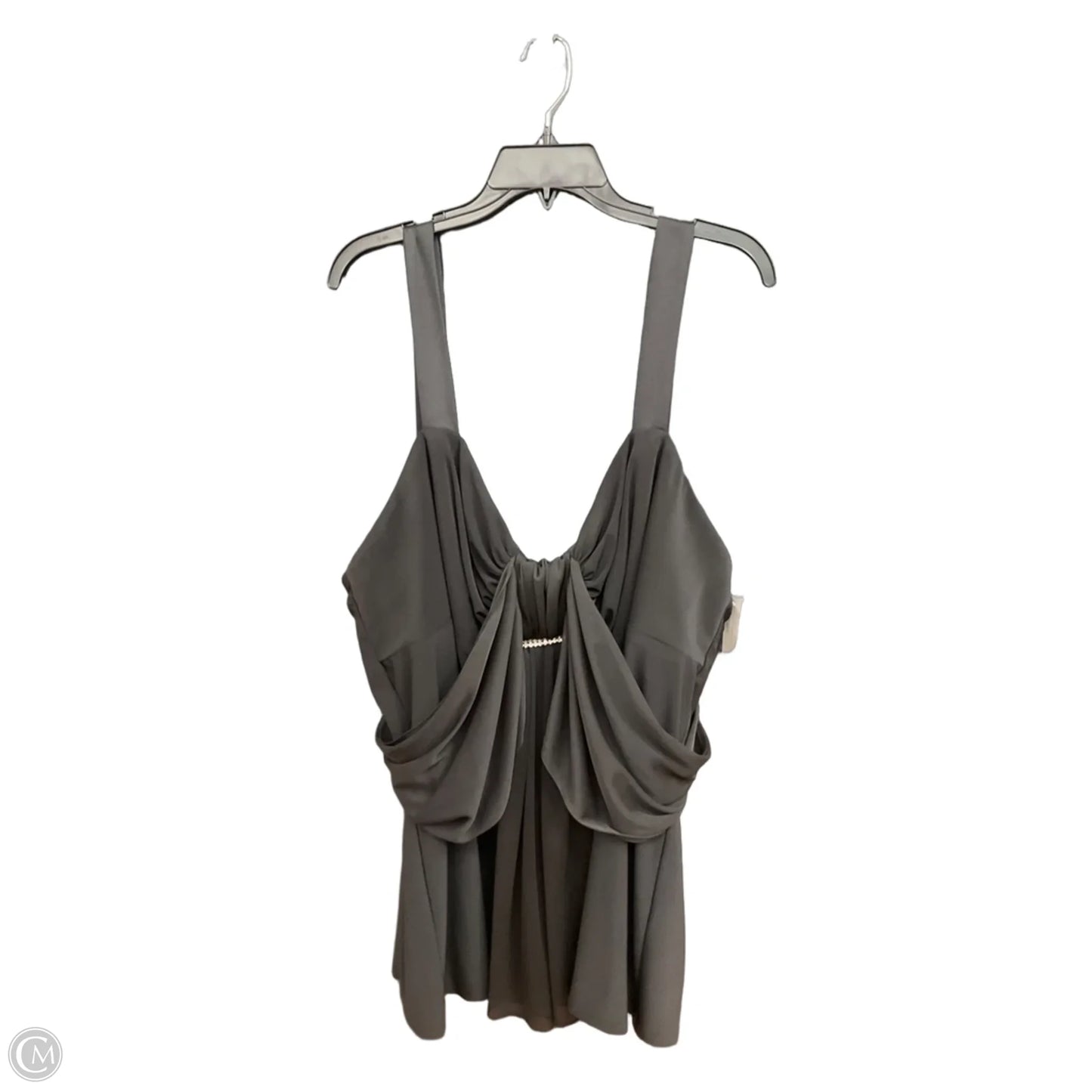 Top Sleeveless By Onyx In Black, Size: 4x