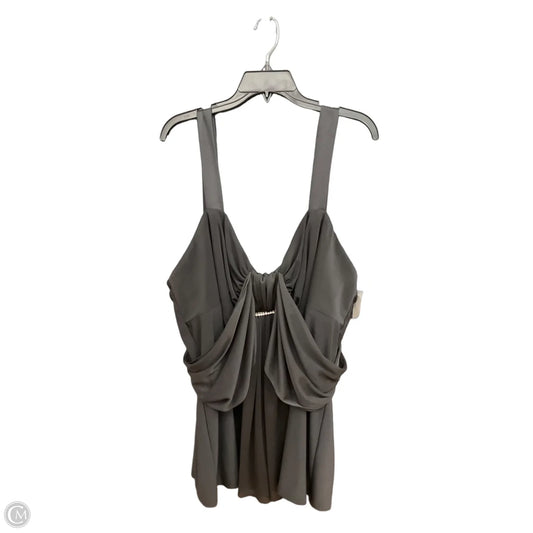 Top Sleeveless By Onyx In Black, Size: 4x