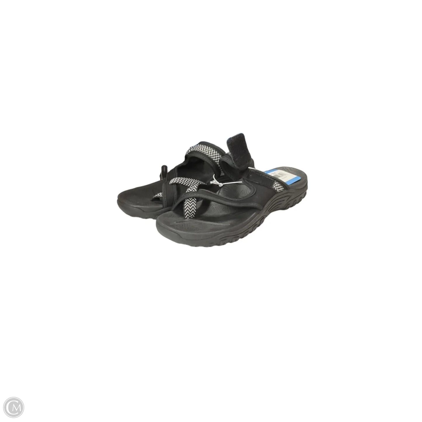 Sandals Flats By Skechers In Black, Size: 9