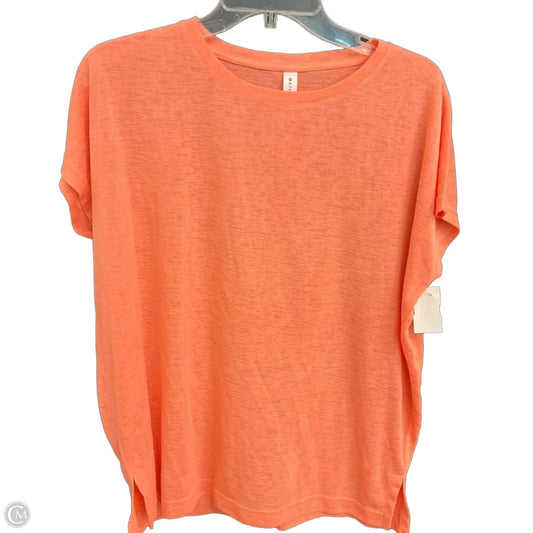 Top Sleeveless By Athleta In Orange, Size: Xs