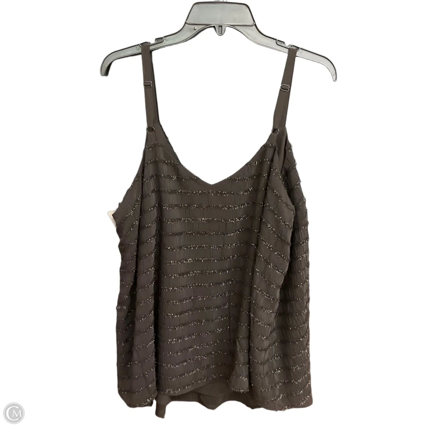 Top Sleeveless By Torrid In Black, Size: 1x