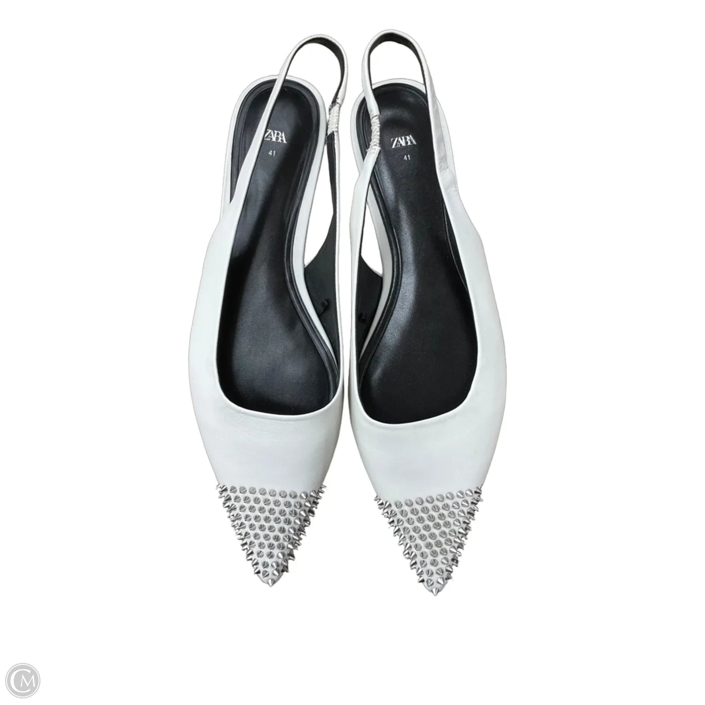 Shoes Flats By Zara In White, Size: 10