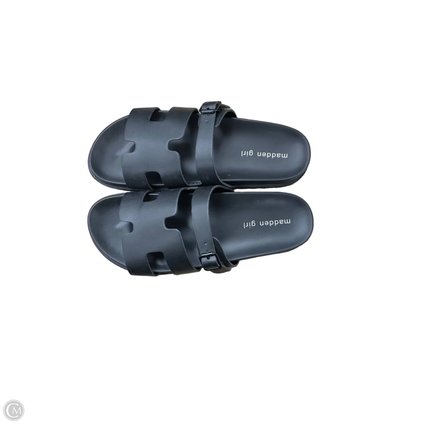 Sandals Flats By Madden Girl In Black, Size: 9