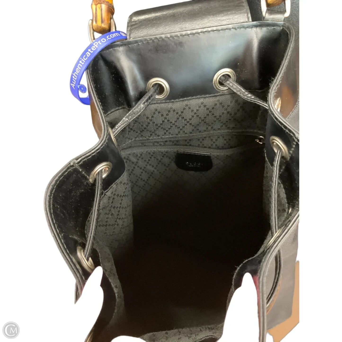 Backpack Luxury Designer By Gucci, Size: Medium