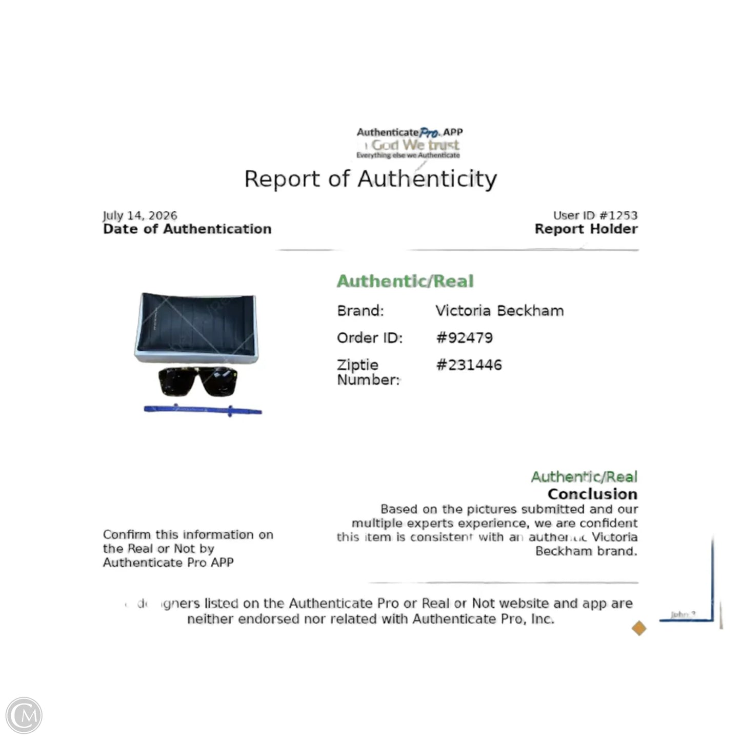 Sunglasses By Cmc, Size: Medium
