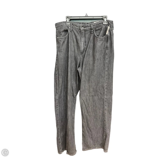 Jeans Wide Leg By Rag And Bone In Black, Size: 10