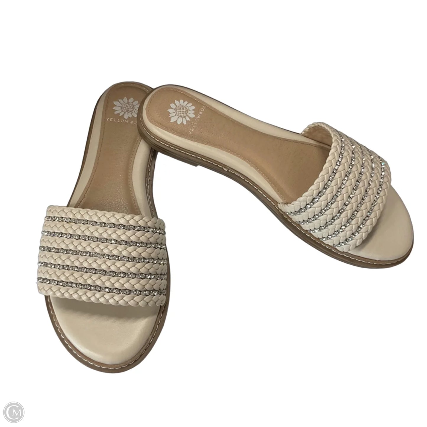 Sandals Flats By Yellow Box In Beige, Size: 8.5