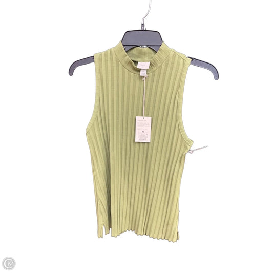 Top Sleeveless By A New Day In Green, Size: Xs