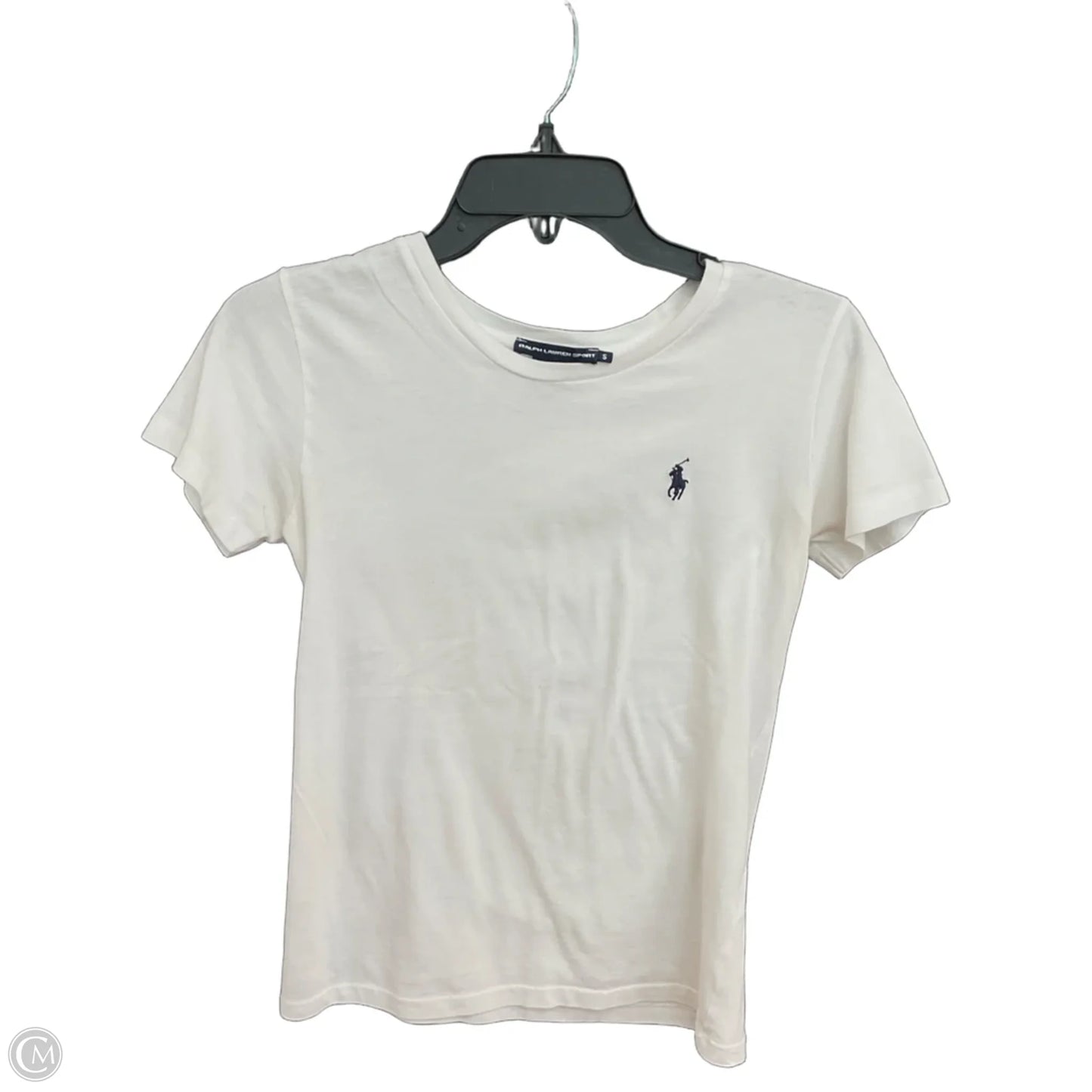 Top Short Sleeve By Ralph Lauren In White, Size: S