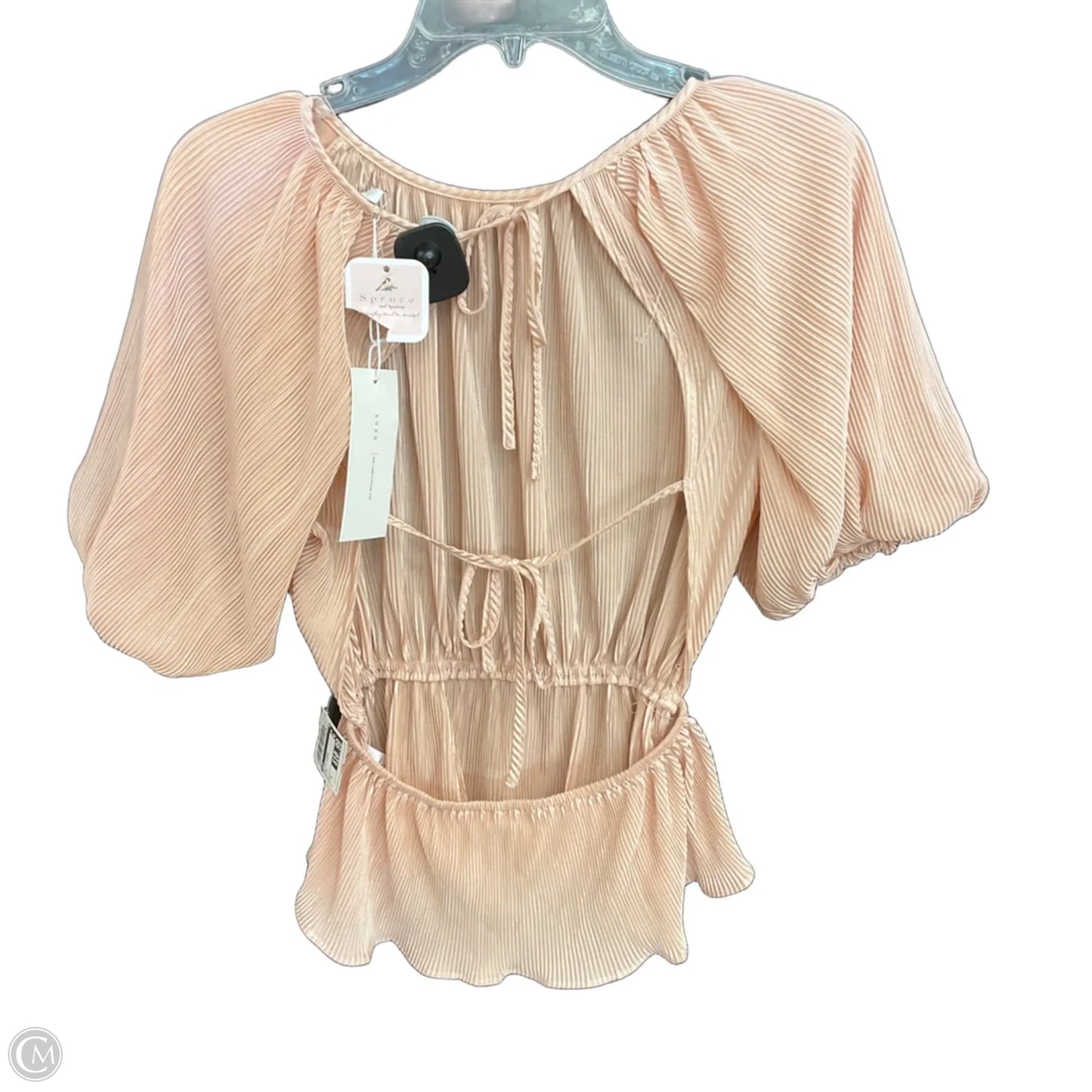 Top 3/4 Sleeve By Lush In Beige, Size: S