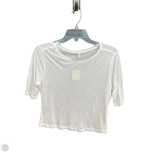 Top Short Sleeve By Free People In White, Size: Sp