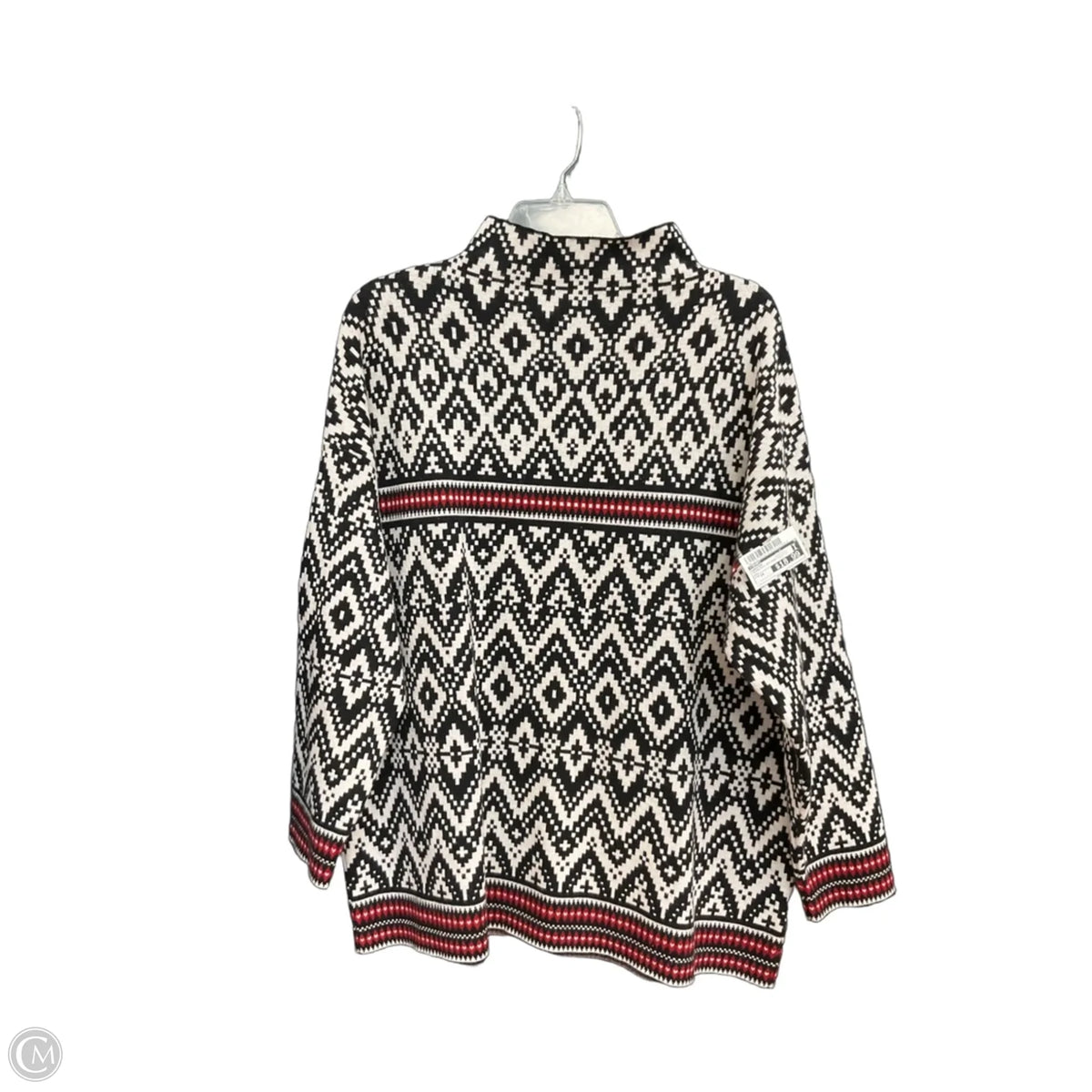 Sweater By Tahari In Geometric Pattern, Size: 1x