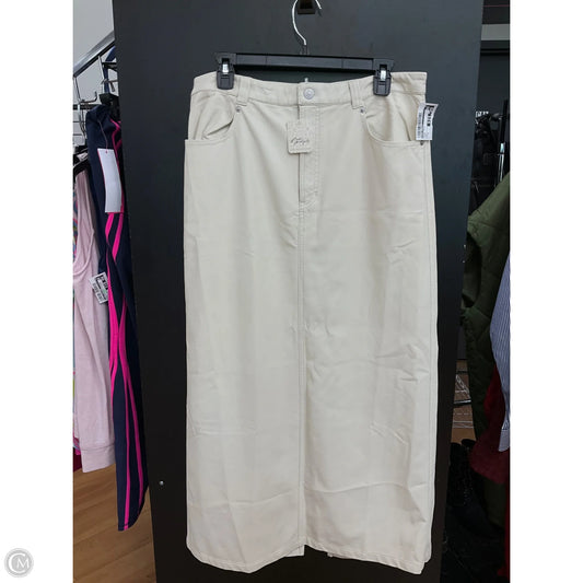 Skirt Maxi By Free People In Ivory, Size: 8