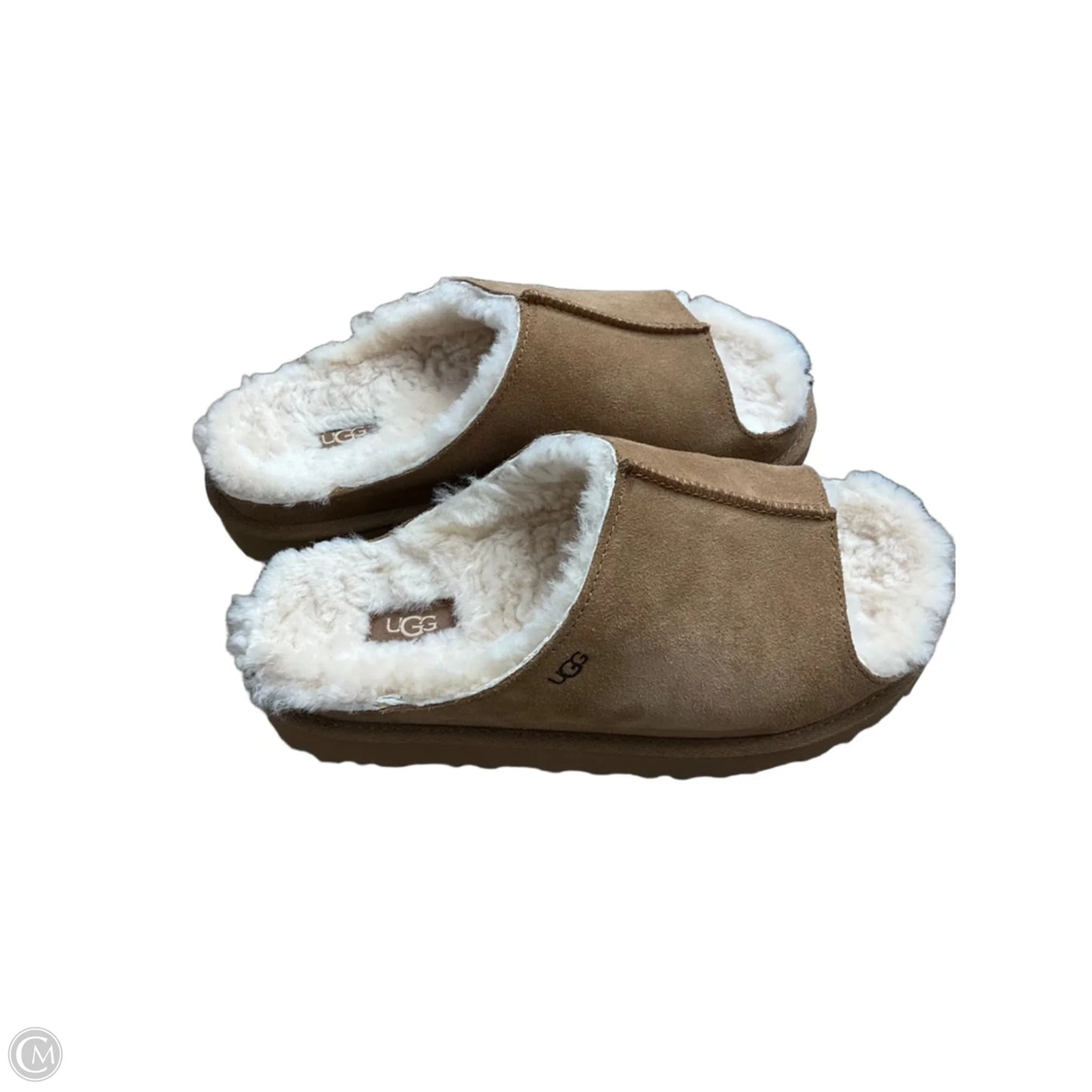 Sandals Designer By Ugg In Brown, Size: 6