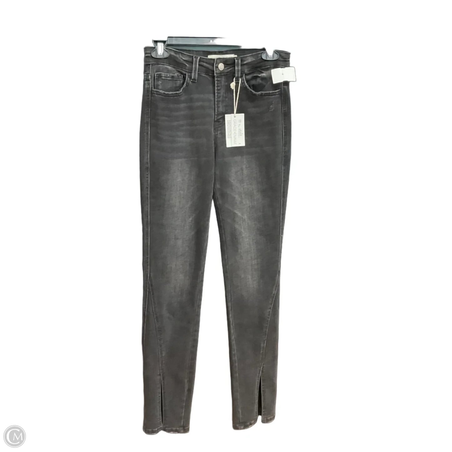 Jeans Skinny By Clothes Mentor In Black Denim, Size: 6