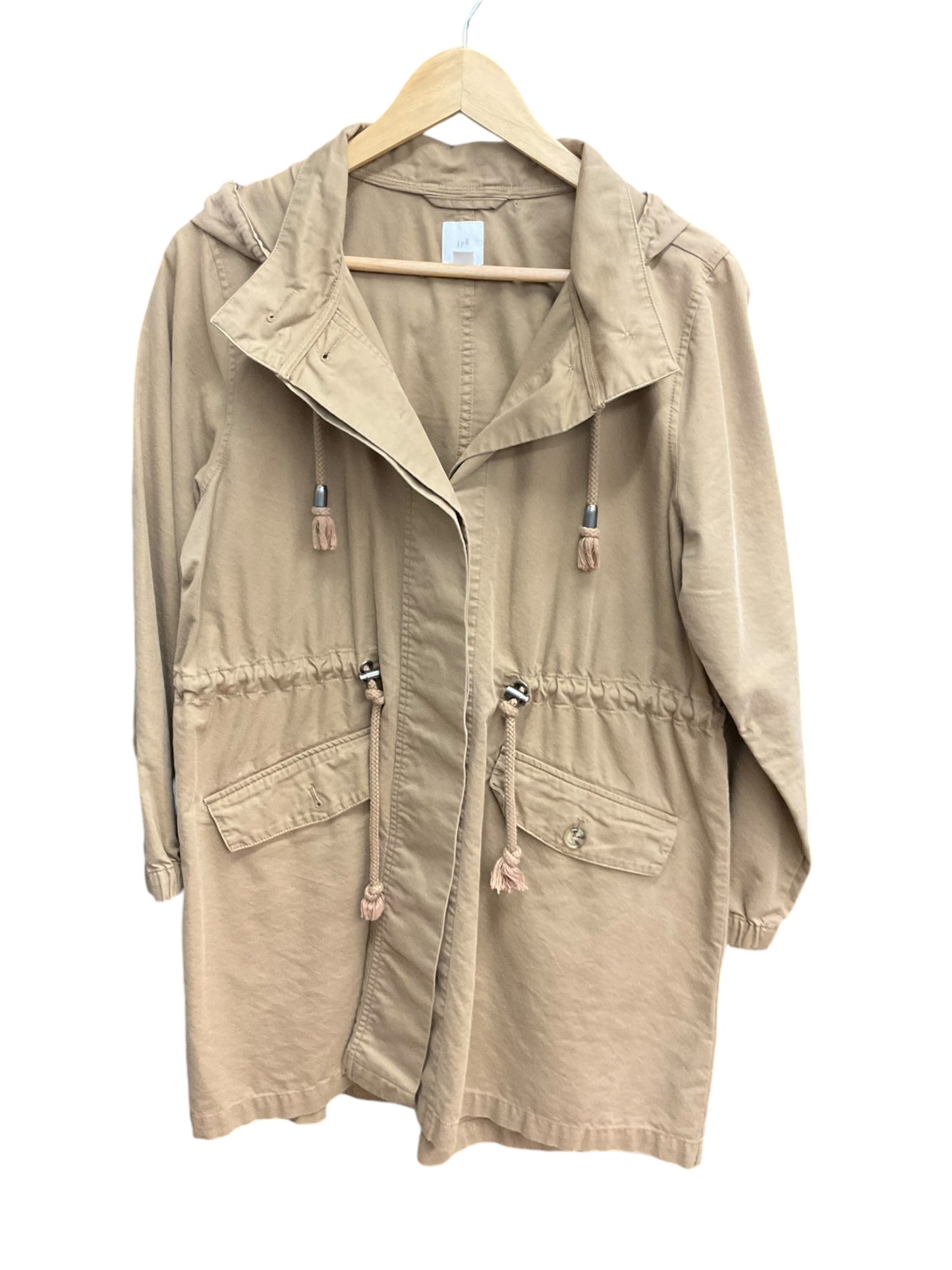 Jacket Utility By J Jill In Tan, Size: M