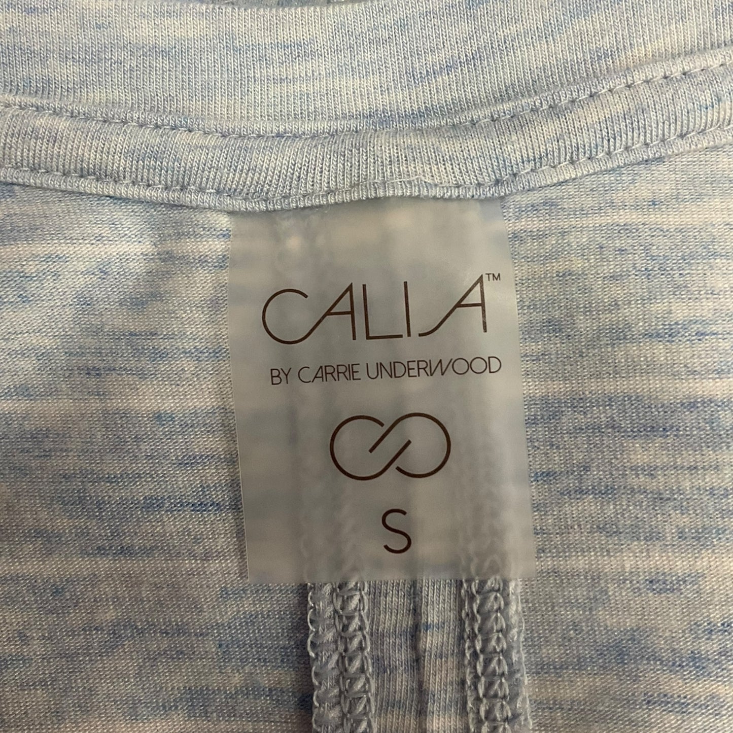 Athletic Top Short Sleeve By Calia In Light Blue, Size: S