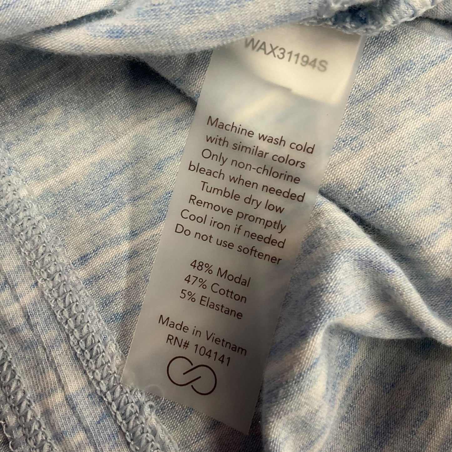 Athletic Top Short Sleeve By Calia In Light Blue, Size: S