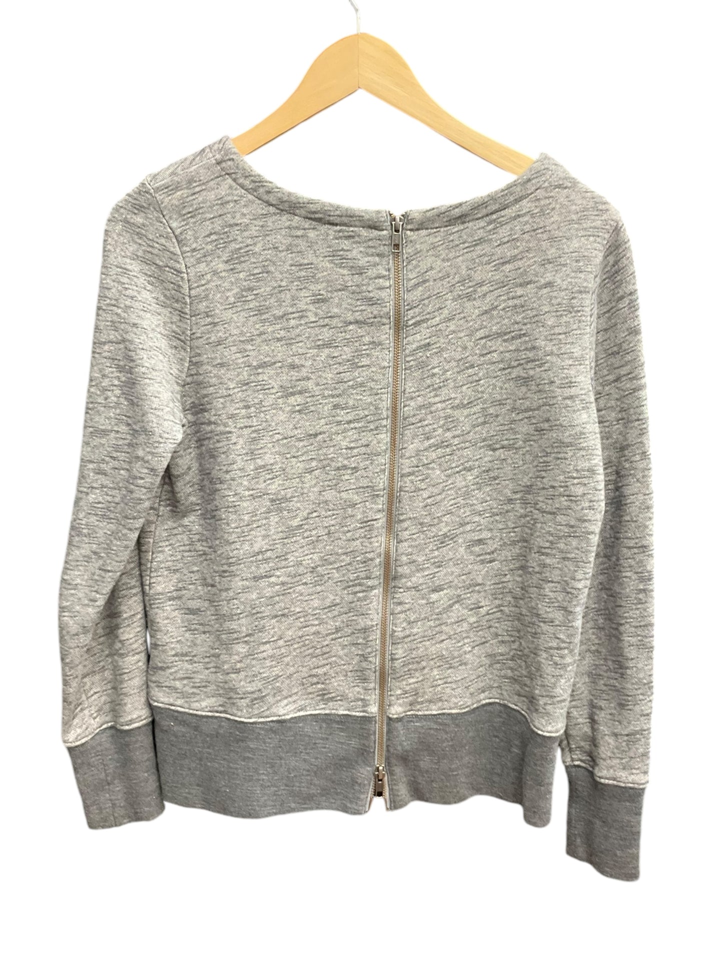 Top Long Sleeve By Madewell In Grey, Size: S