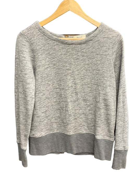 Top Long Sleeve By Madewell In Grey, Size: S