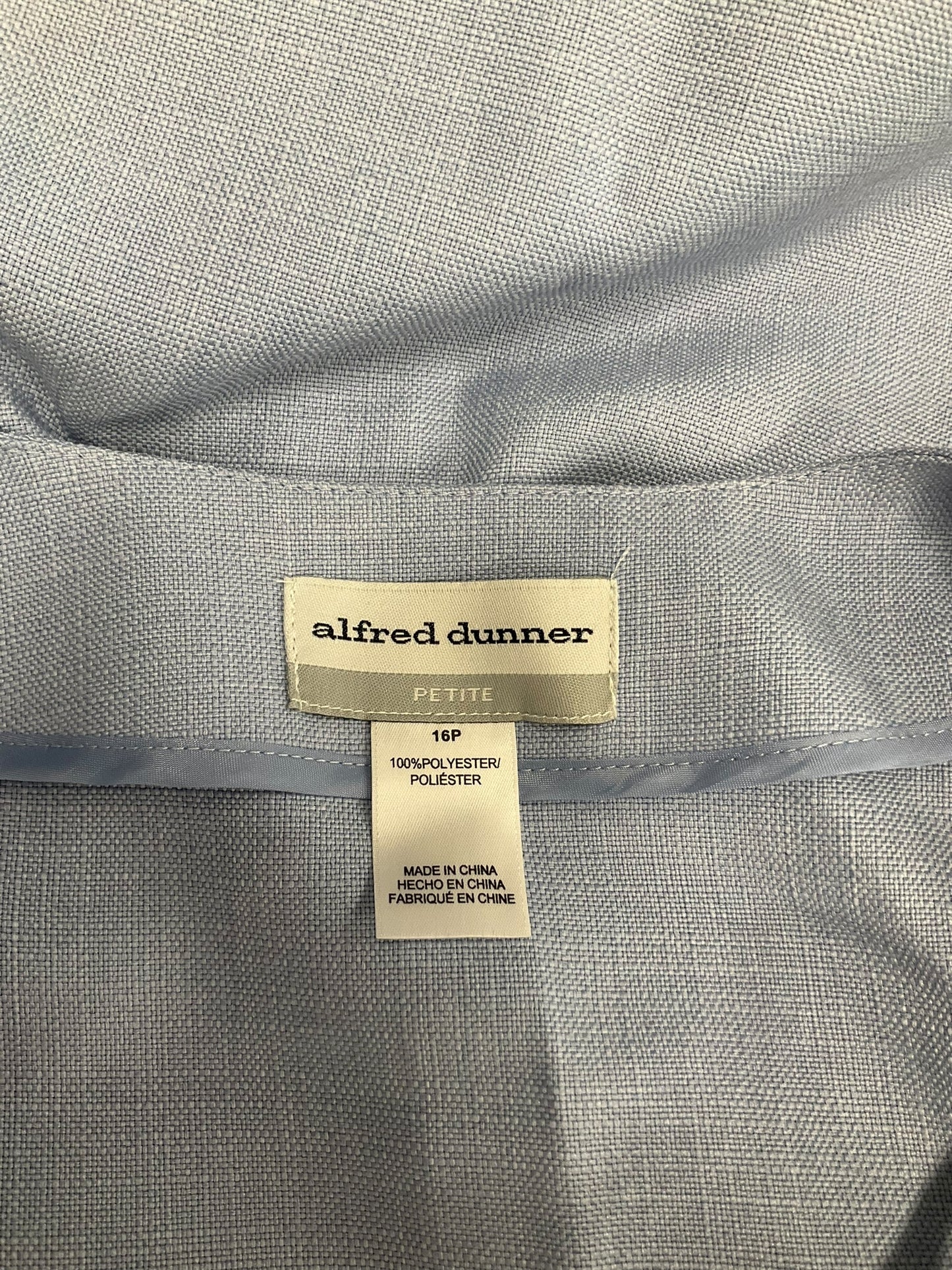 Blazer By Alfred Dunner In Light Blue, Size: 16