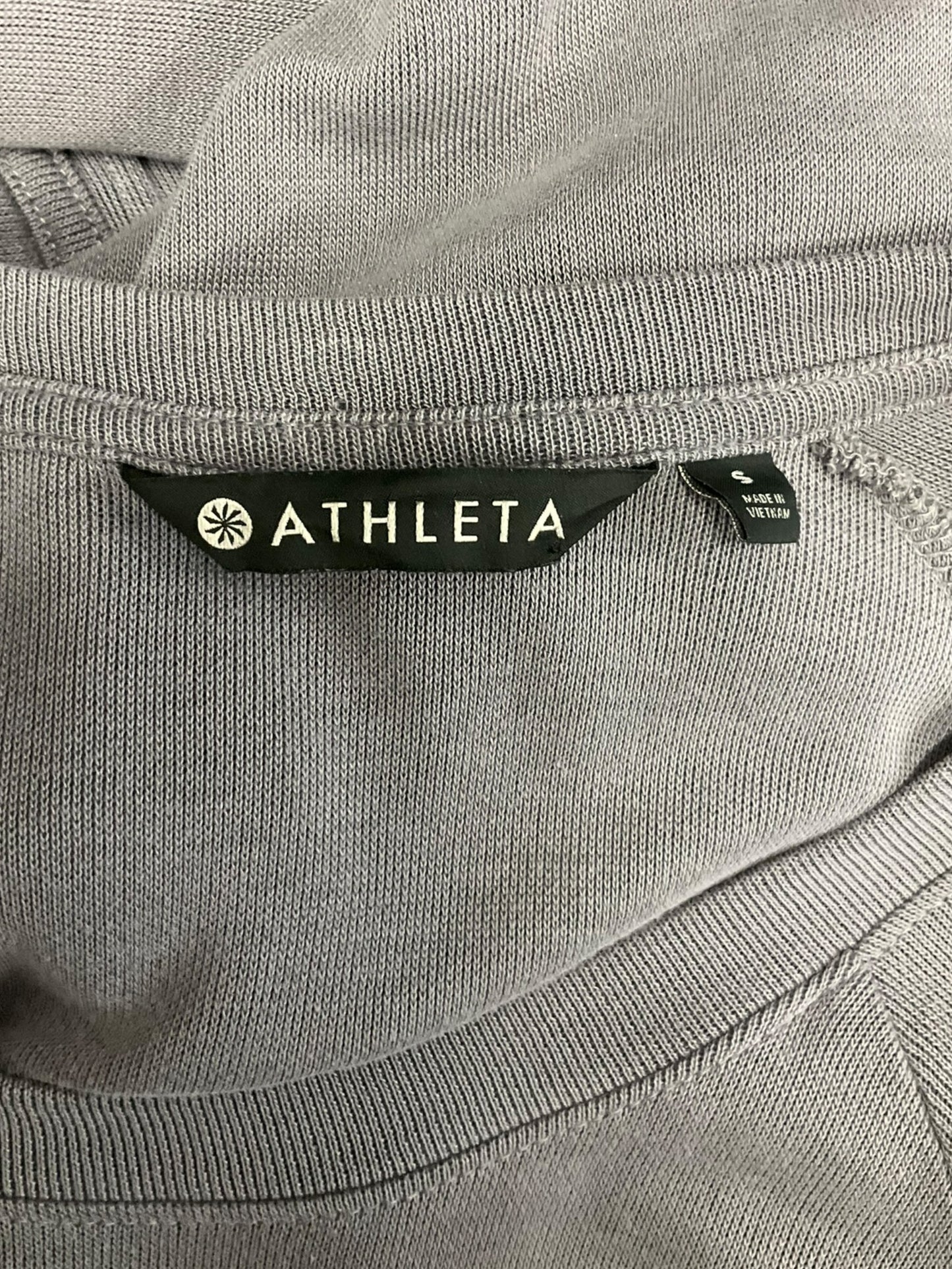 Athletic Sweatshirt Crewneck By Athleta In Grey, Size: S