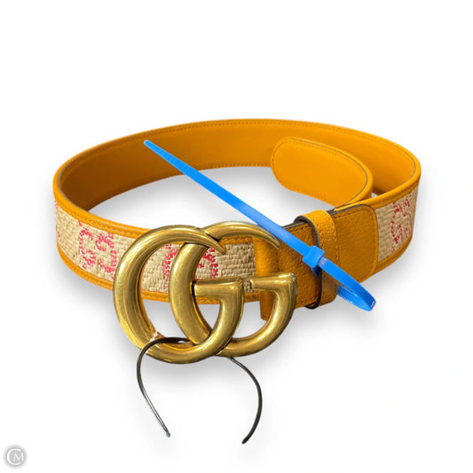Belt Luxury Designer By Gucci, Size: Small