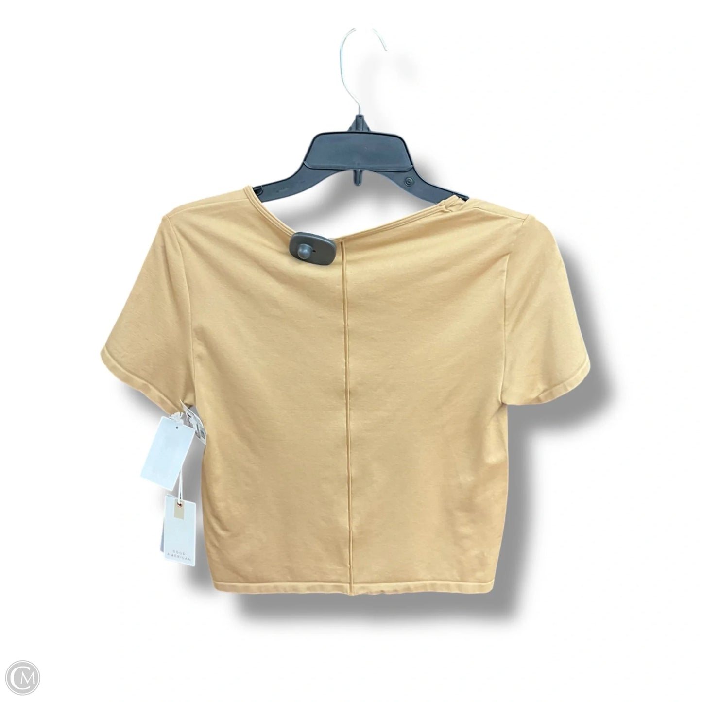 Top Short Sleeve Basic By Good American In Tan, Size: S