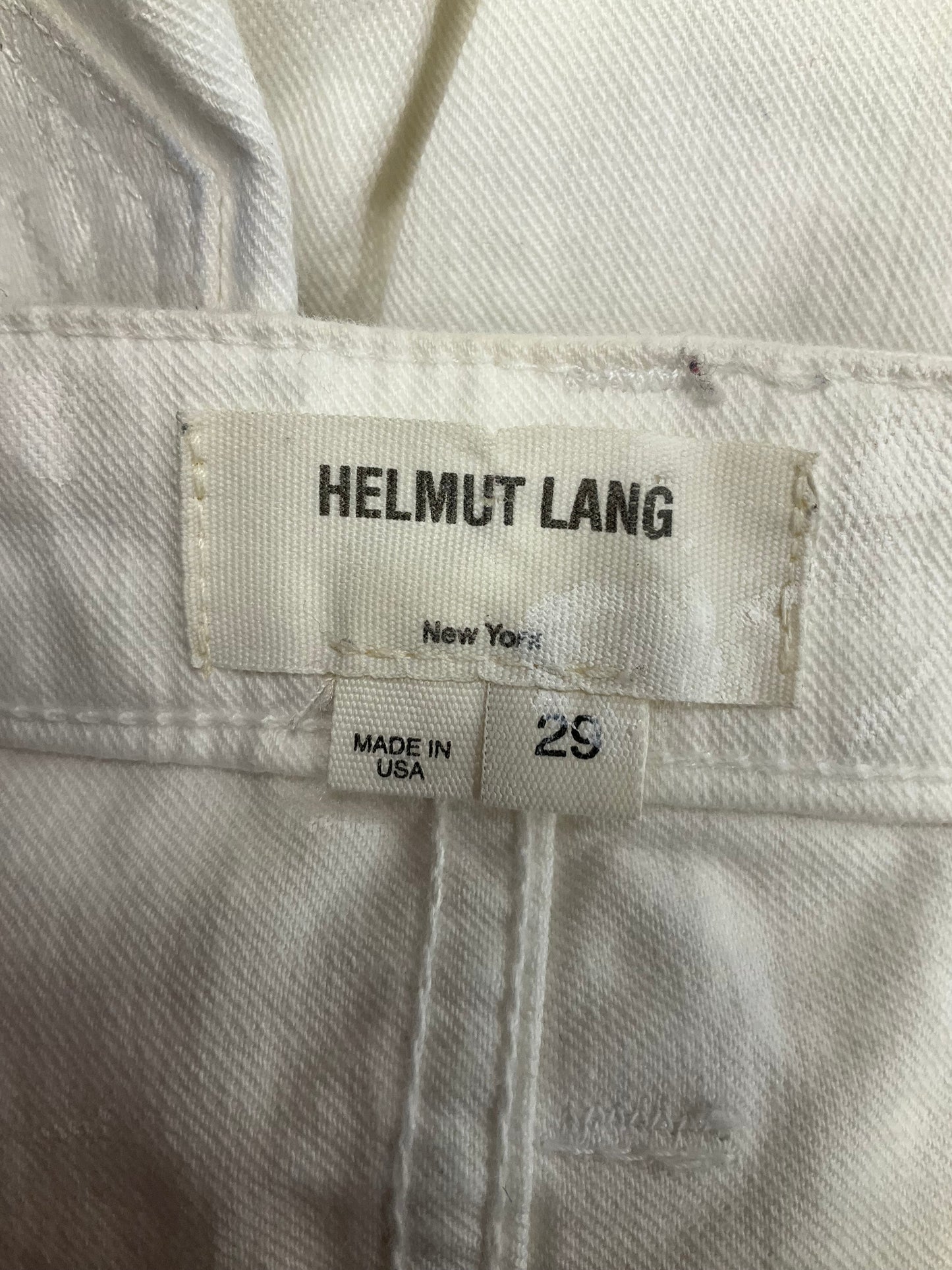 White Pants Cropped Helmut Lang, Size 8