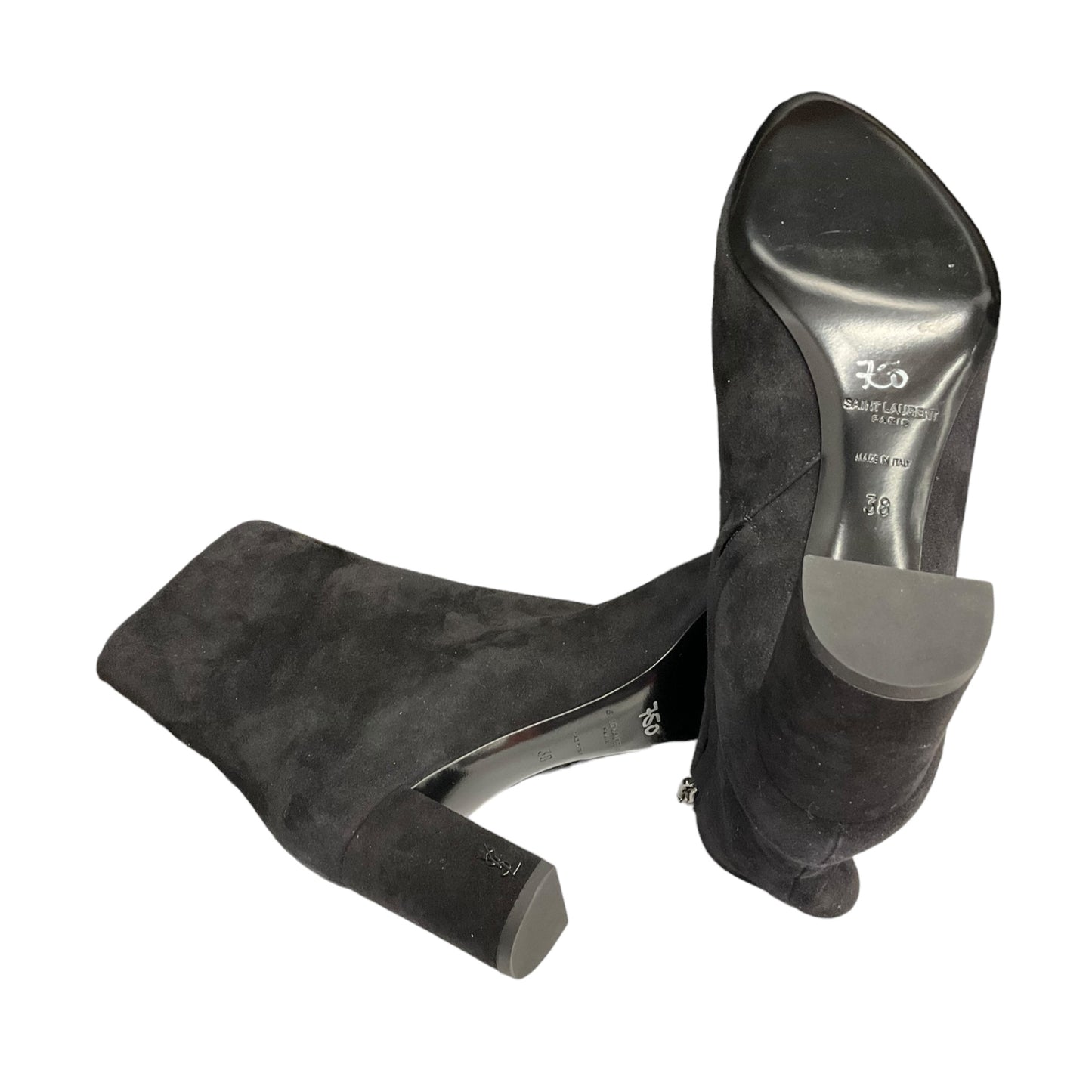Boots Ankle Heels By Yves Saint Laurent  Size: 7.5