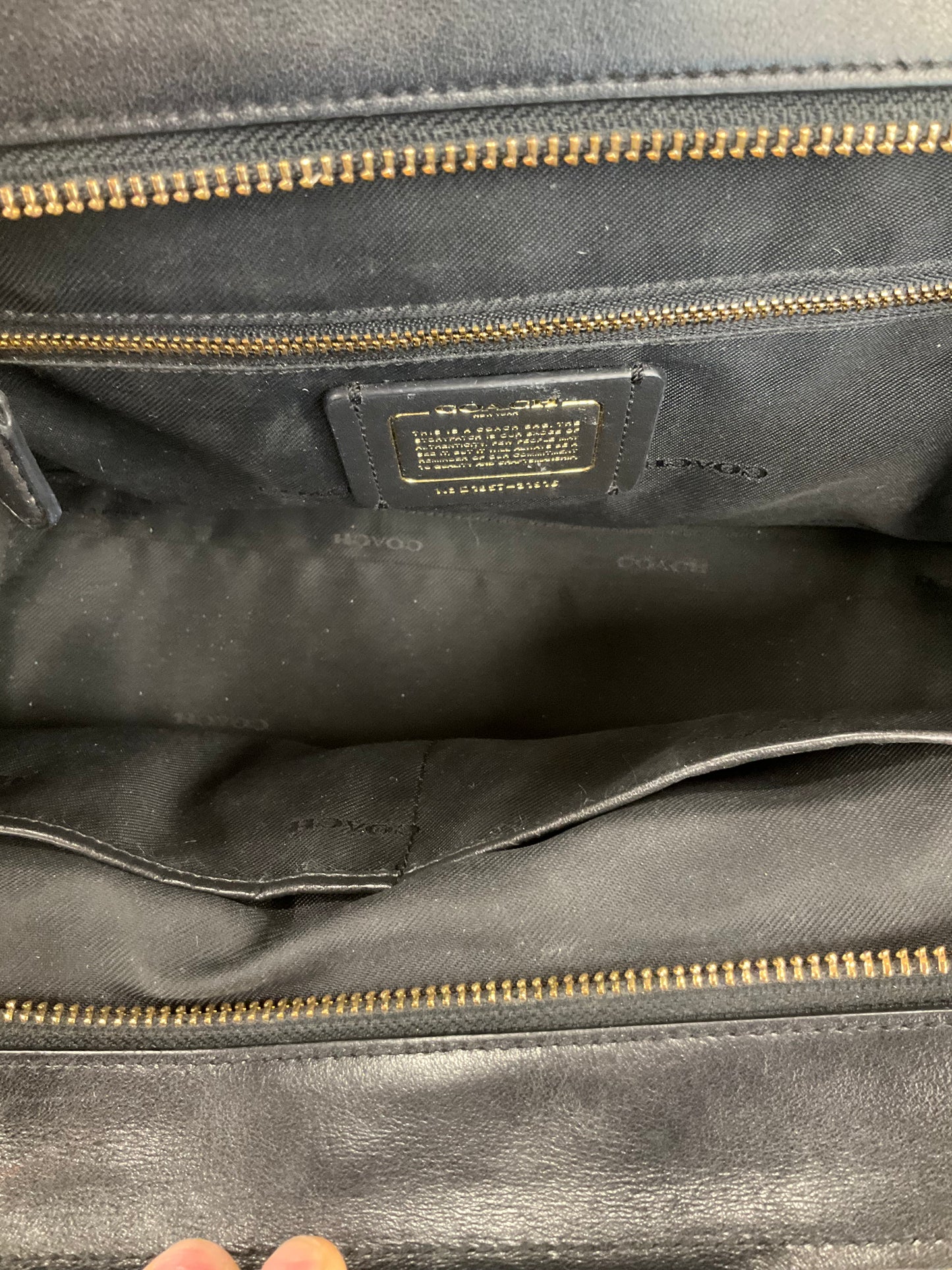 Crossbody Designer By Coach, Size: Medium