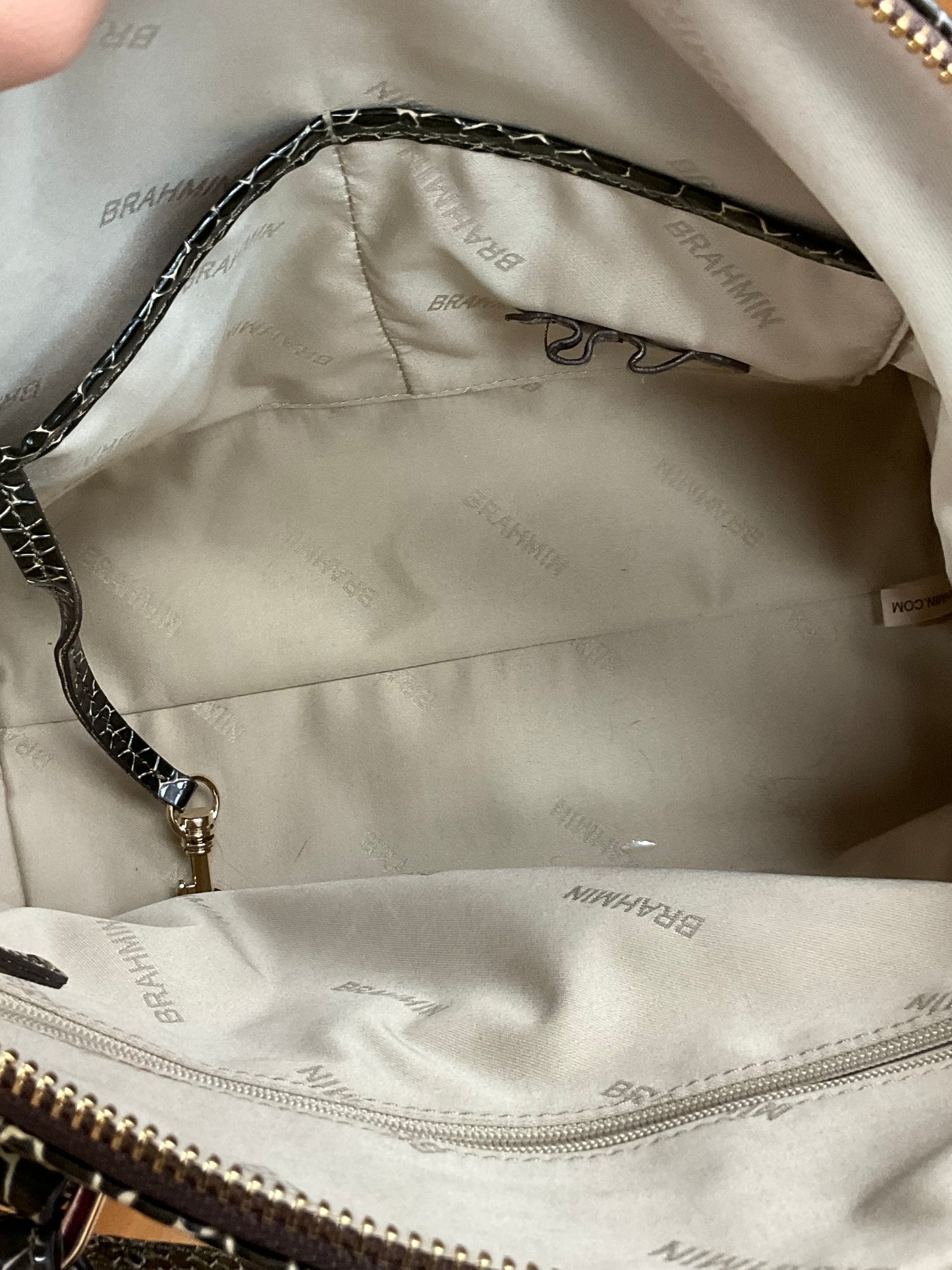 Handbag Designer By Brahmin, Size: Medium