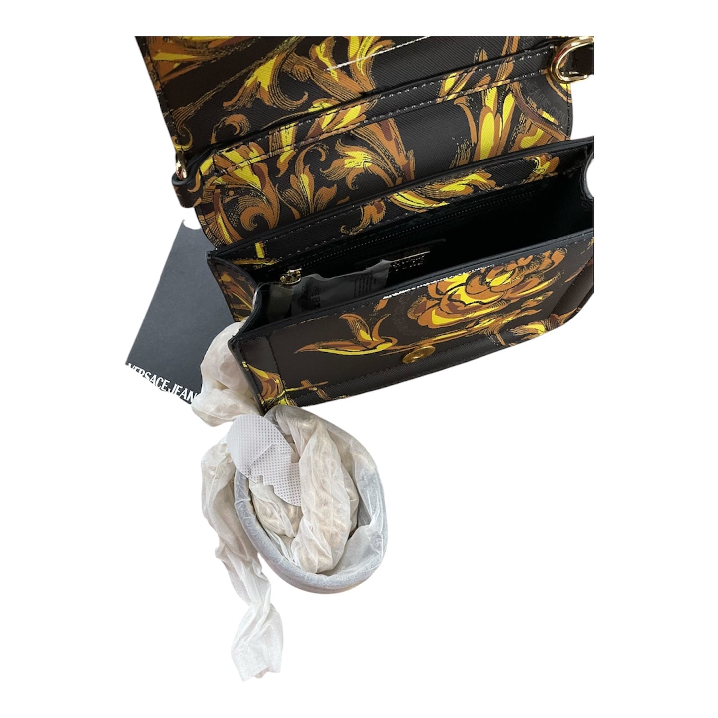 Crossbody Luxury Designer By Versace, Size: Small