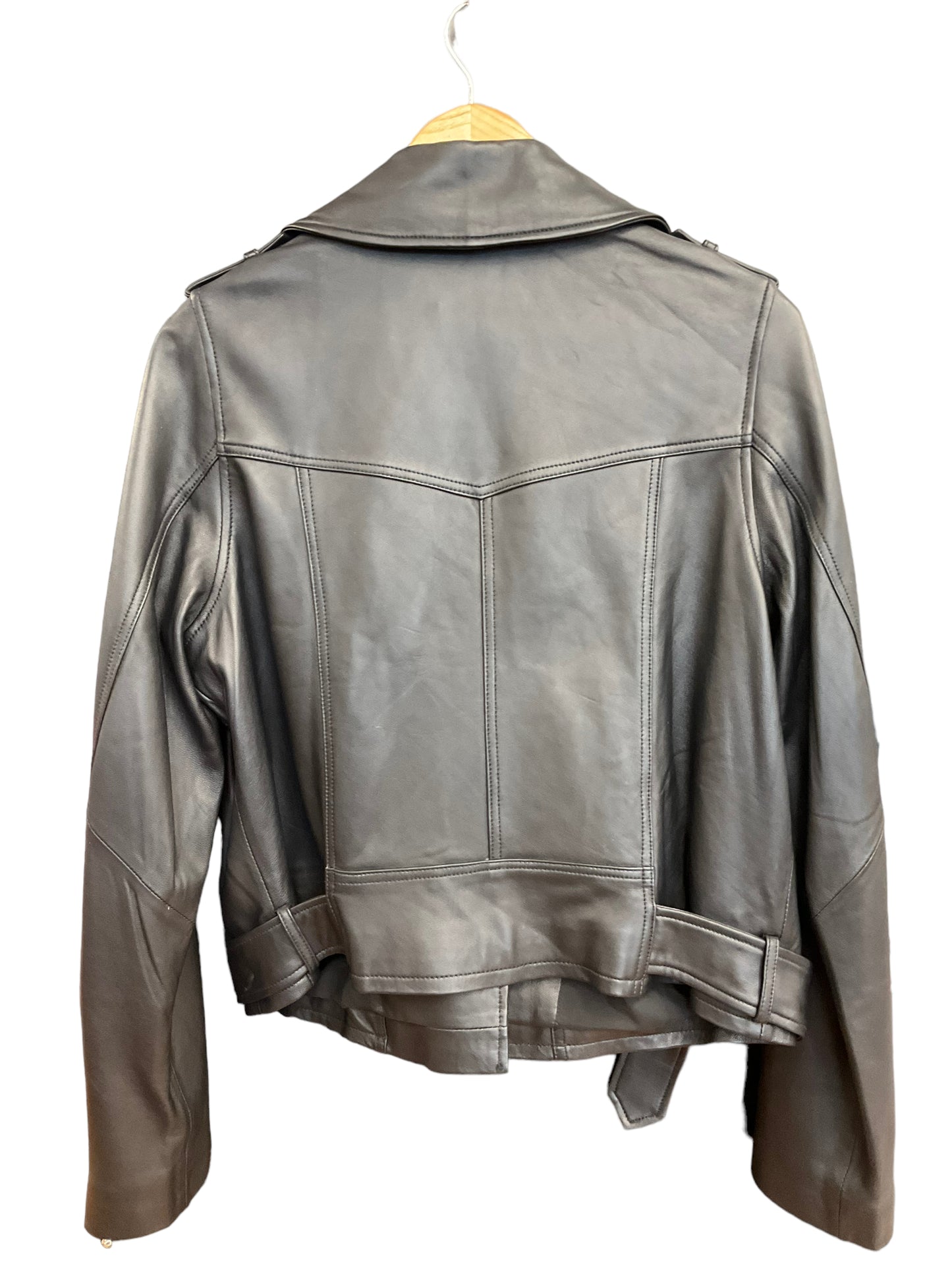 Jacket Moto Leather By Clothes Mentor  Size: Xs