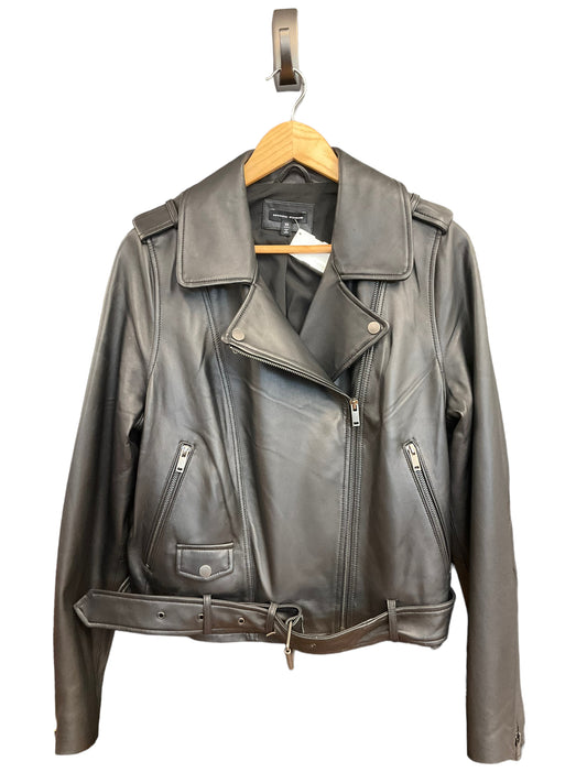Jacket Moto Leather By Clothes Mentor  Size: Xs