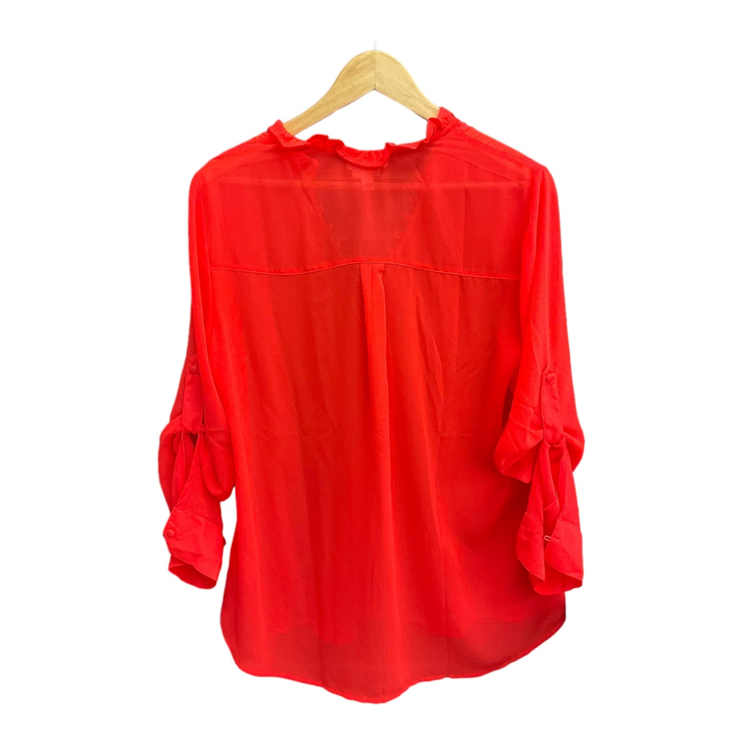 Blouse Long Sleeve By Express  Size: L