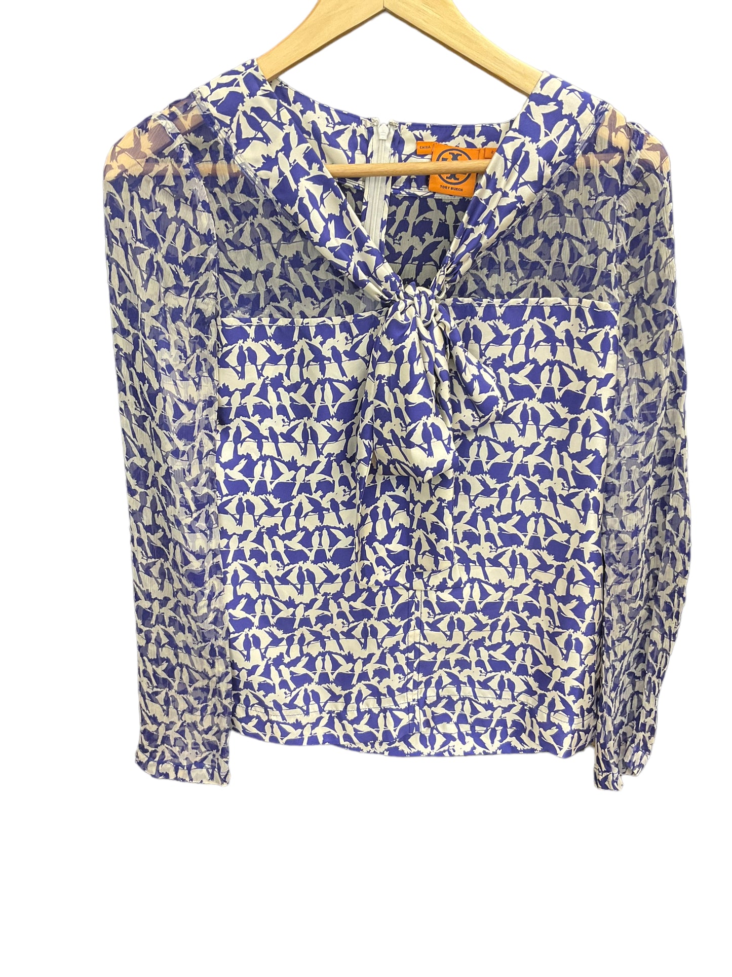 Blouse Long Sleeve By Tory Burch  Size: Xs