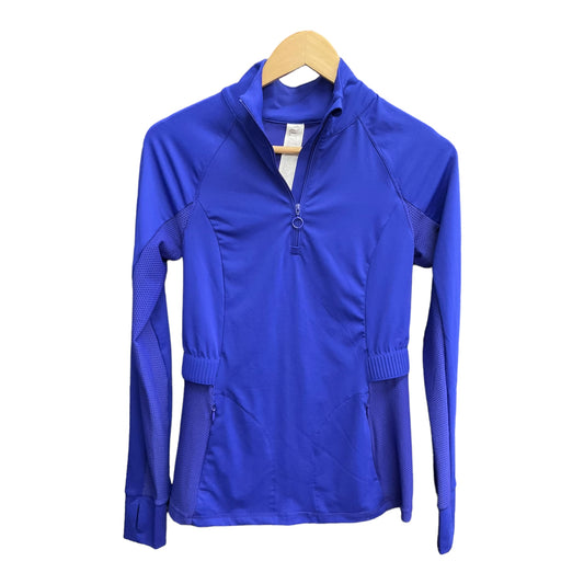 Athletic Top Long Sleeve Collar By Fabletics  Size: S