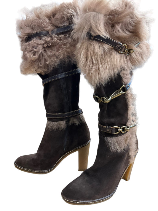 Boots Mid-calf Heels By Coach O  Size: 7.5