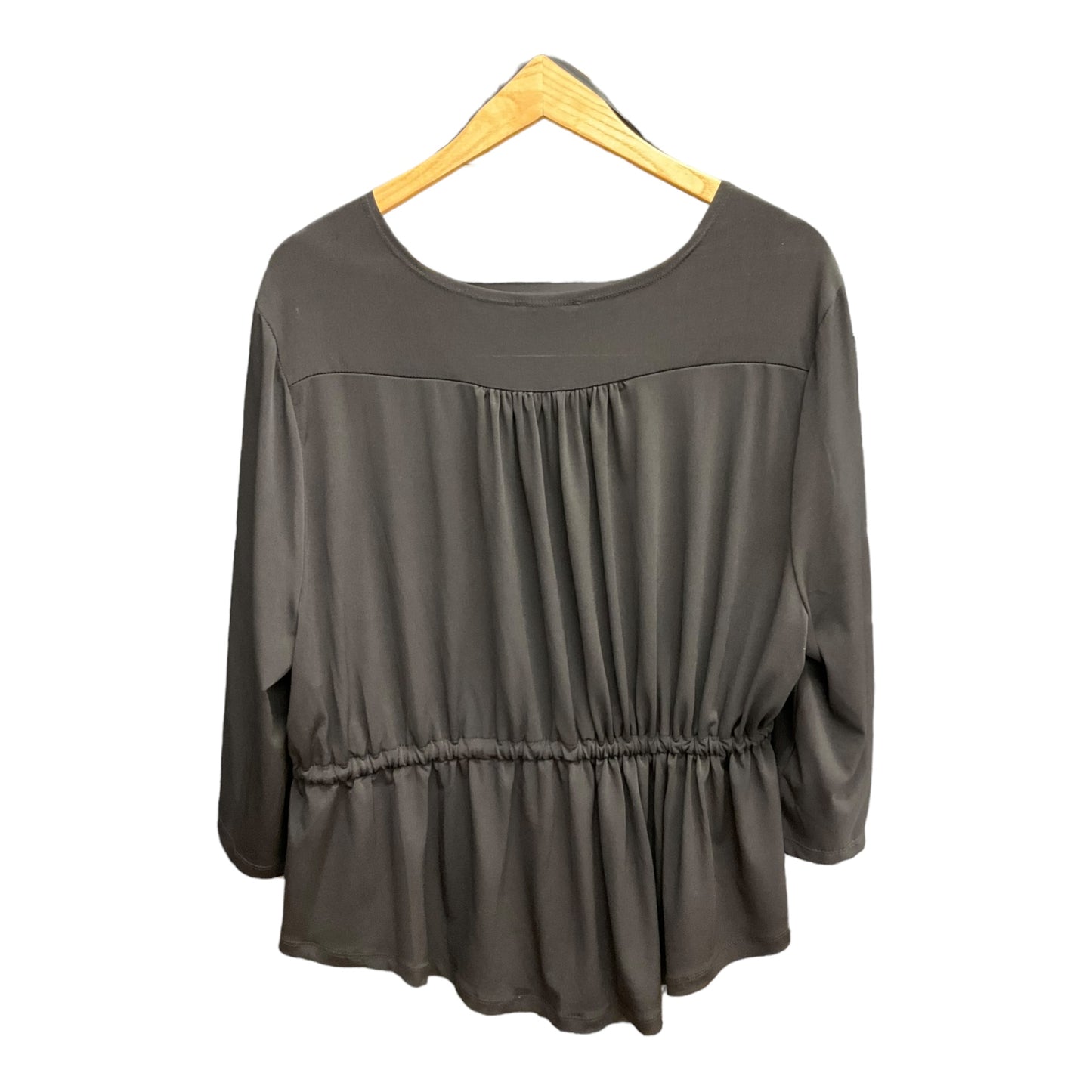 Top 3/4 Sleeve Basic By Glamour  Size: 3x